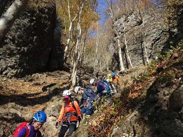 2017年11月5日（日）《中級》上州　立岩（初めての岩稜歩きSTEP3）