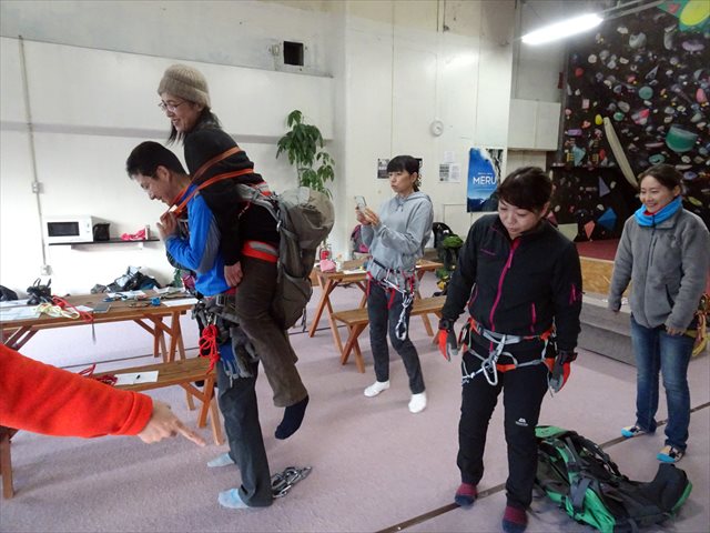 2017年12月23日（土）【室内講習】登山のためのロープワーク入門
