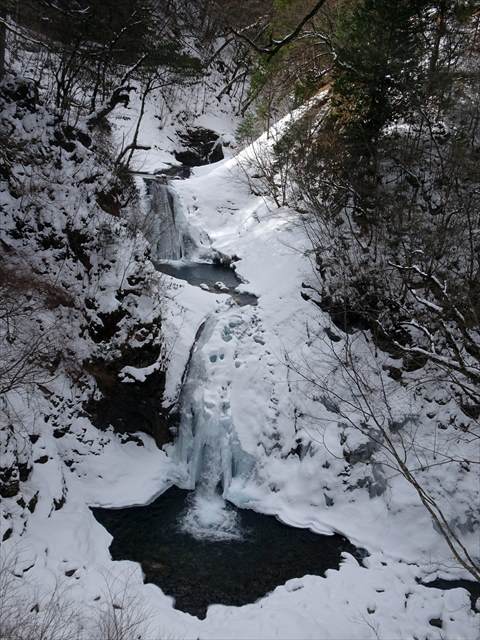 2018年2月12日（月）《雪山初中級》氷瀑の滝　西沢渓谷スノートレッキング