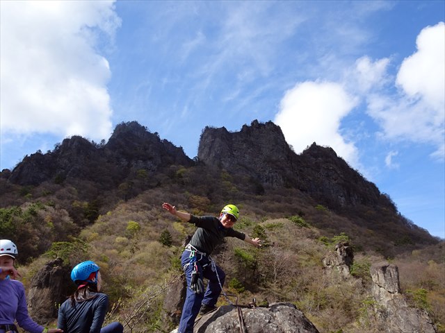 2018年4月15日（日）《初中級》岩稜歩き　妙義山