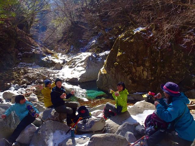 2019年2月17日（日）◆【雪山初中級】氷瀑の滝　西沢渓谷