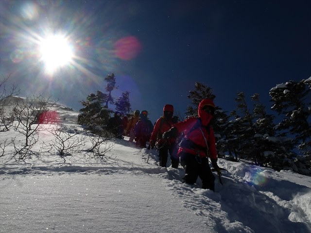 2020年3月14日（土）～15日（日）　【雪山登山ツアー】本沢温泉〜硫黄岳