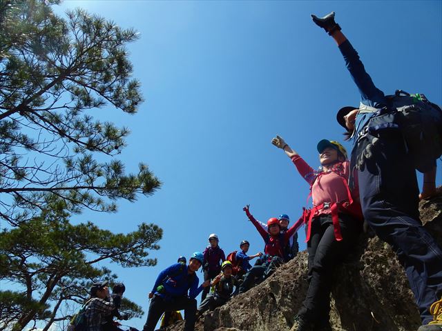 2021年4月11日（日）　【中級】岩稜歩き　黒滝山