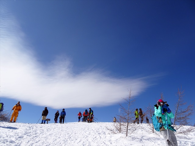 2022年2月23日（水）　【雪山初級】初めての雪山　大パノラマ　入笠山