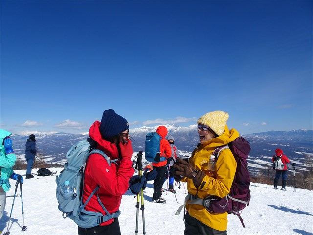 2022年2月23日（水）　【雪山初級】初めての雪山　大パノラマ　入笠山