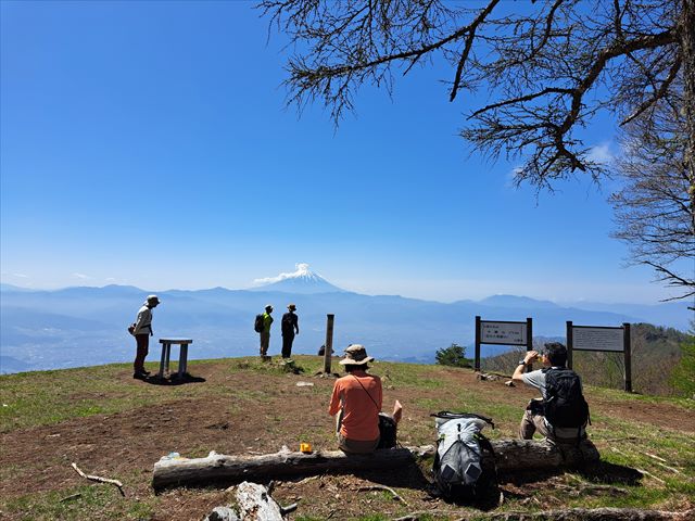 2023年5月4日（木）　【中級】富士のビューポイント小楢山